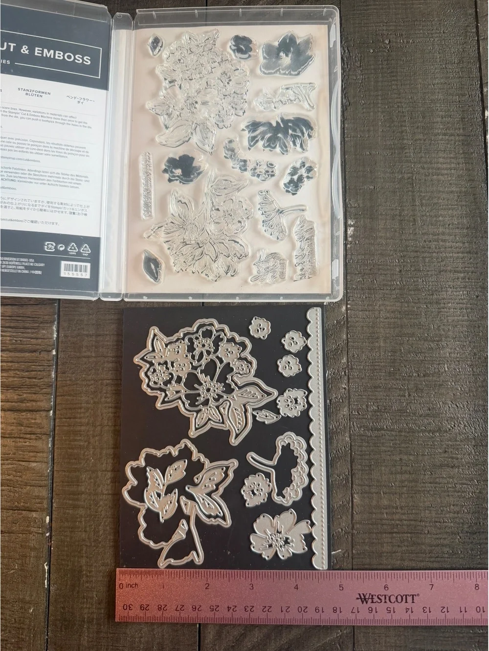 Stampin’ Up Hand-Penned Petals stamp set with Penned Flowers Dies die cut set